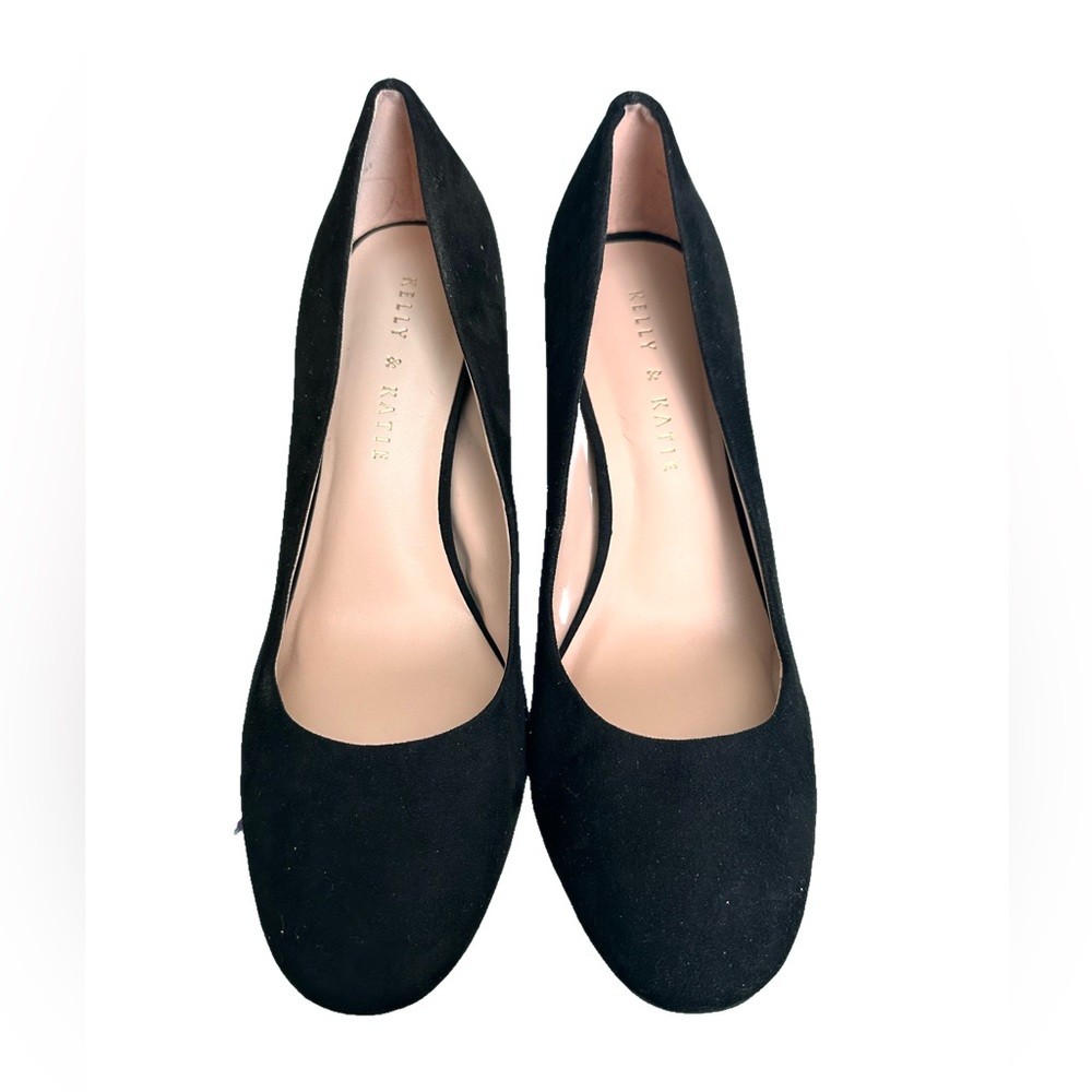 NEW Kelly & Katie Suede Black Heels